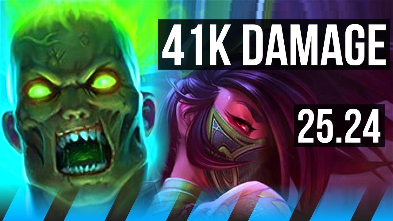 BRAND vs AKALI (MID) | 41K damage | NA Master | 25.24