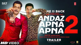 Andaz Apna Apna 2 Trailer Announcement | Salman Khan | Aamir khan | Rajkumar Santoshi