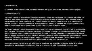 Journeyman Plumber Exam Free Practice Test And Answers Updated screenshot 3