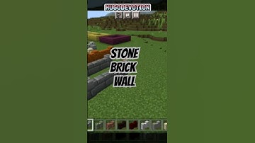Stone Brick Wall #minecraftgamers #gaming #funny