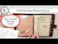 Christmas Planning in an A5 Filofax - PART 2 - Full Planner Set-Up and Flip Through