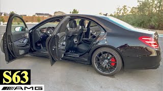 2019 Mercedes-Amg S 63 Sedan Brutal Exhaust Sound 603Hp