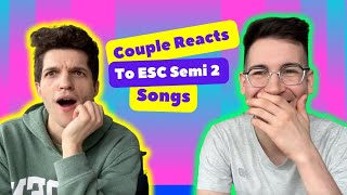 CANADIAN-AMERICAN COUPLE REACT TO SEMI-FINAL 2 SONGS AT EUROVISION 2024
