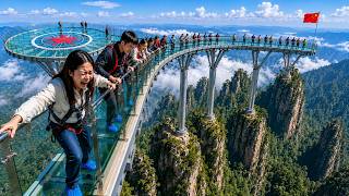 Inside China's Impossible 450m Glass Skywalk Built Above the Abyss: Why Millions Dare to Walk