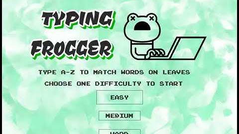 Typing Frogger in Java