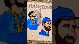 World cup VIRAT KOLHI and ROHIT SHARMA🏆 #shortvideo #drawing