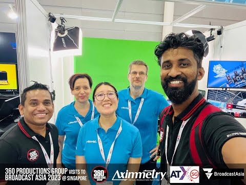 Aximmetry Sri Lankan Brand Ambassador Buddika Wijerathne went to the Broadcast Asia @ Singapore