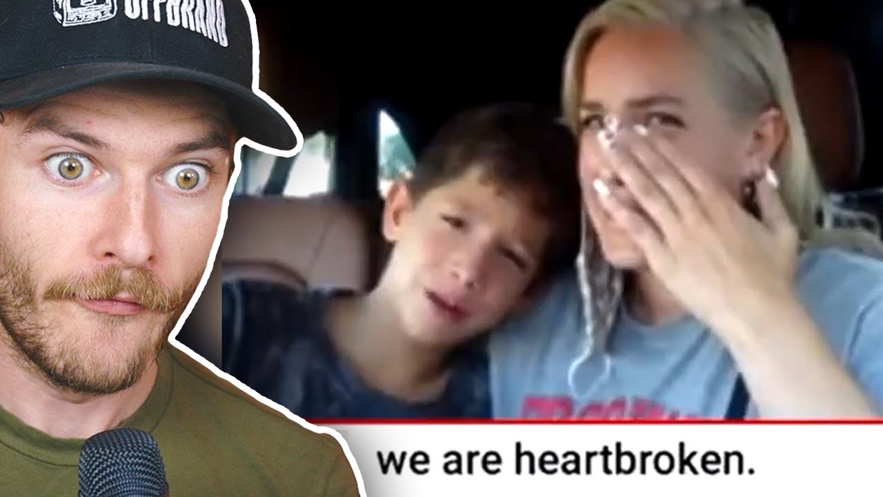 mom accidentally posts herself making her kid cry