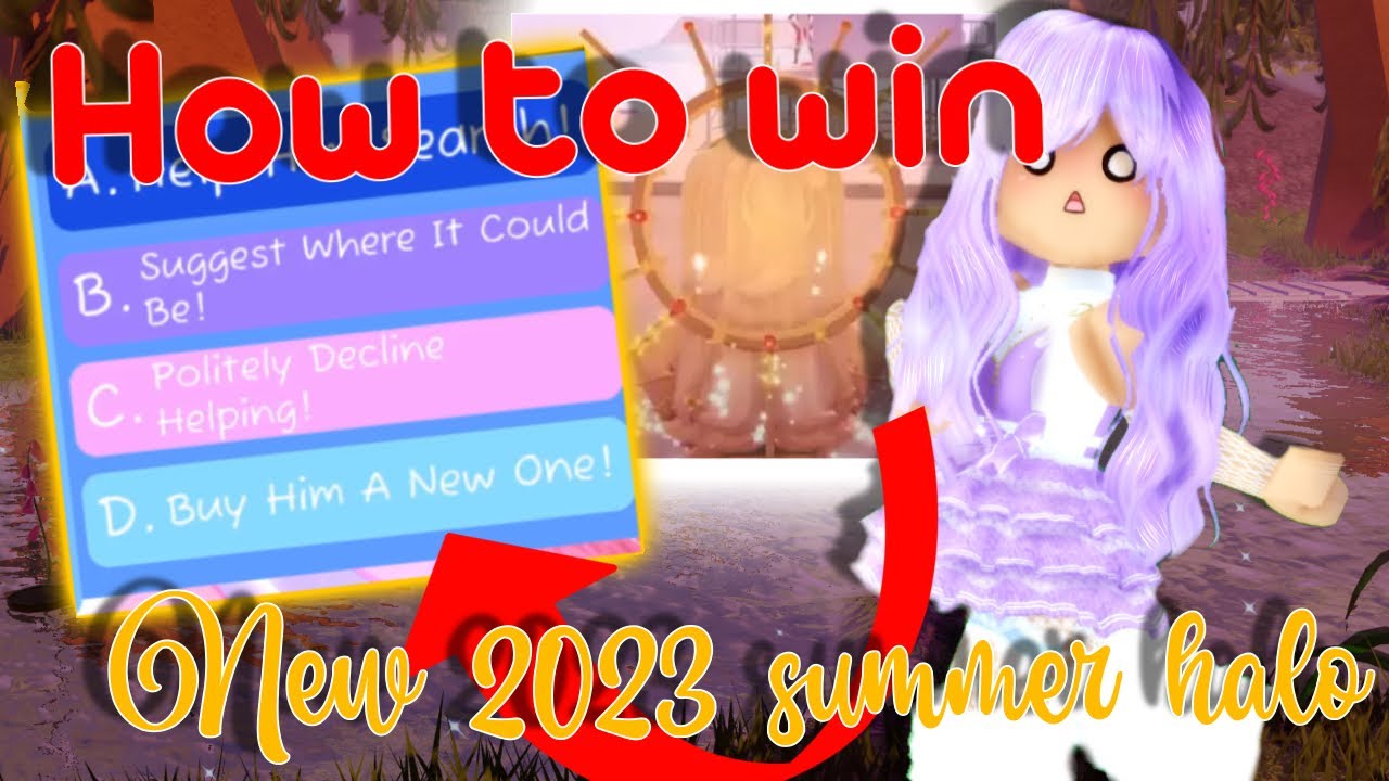 Roblox: Royale High Tidal Glow halo answers 2023 (Fountain Answers