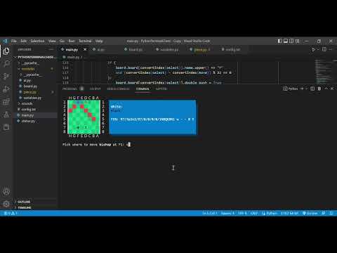 python chess random ai demo
