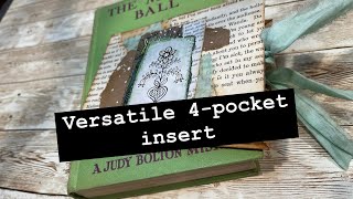 QUADRUPLE POCKET using just a few basic supplies ~ #junkjournalideas