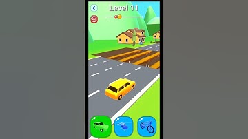 🎛shape - shifting & Transform Character 🔌 level 11 casual game #shorts #gameplay  #shapeshifting