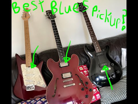 BLUES: Best Guitar PICKUPS? (P-90, Humbucker, Single Coil) Comparison Test.