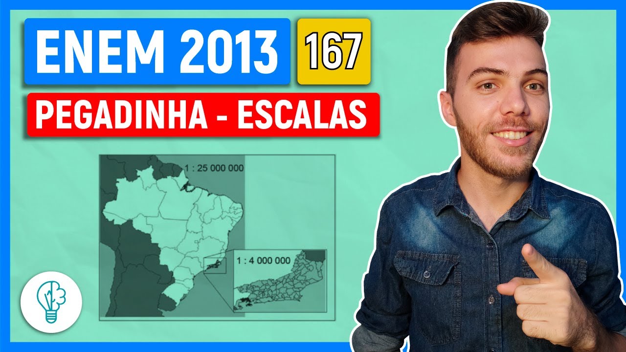 🛑167 Enem 2013 - ESCALAS - A figura apresenta dois mapas, em que o estado do Rio de Janeiro é visto