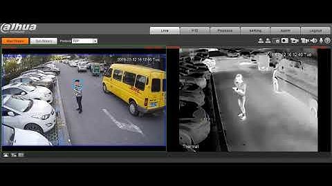 Dahua Thermal Smoking Detection