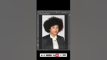 Easy way to select hair - Short Photoshop Tutorial #shorts