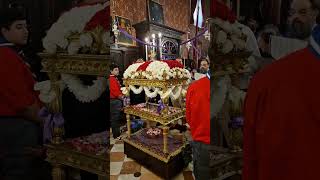 Вынос Плащаницы в храме святителя Николая чудотворца на Корфу. #religion