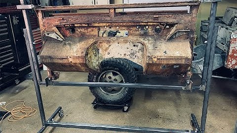 The Jig is up, its the Land Rover series 1 V8 Bulk Head Rebuild Time