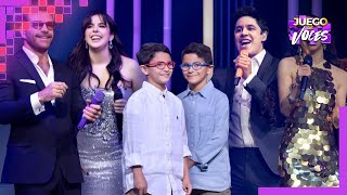 La familia Capetillo, con gemelos incluidos, llegó a Juego de Voces a conmover a todos