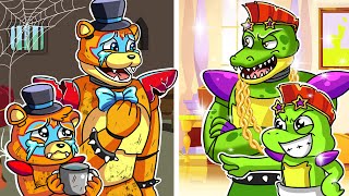 RICH Monty VS POOR Freddy - FNAF Security Breach Animation - Cartoon Animation