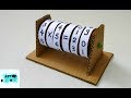 How to make maths learning machine from cardboard  maths learning machine for kids