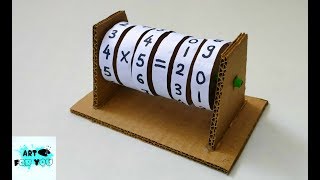How to make Maths Learning Machine from Cardboard | Maths Learning Machine for Kids screenshot 5