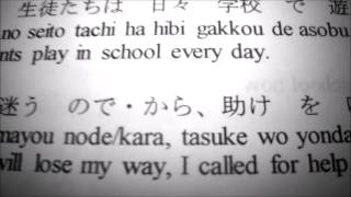 [Lesson 9] II: Because! (Verbs + Kara or Node) When~! (Verbs + toki)