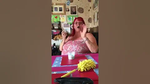 Crazy selfie lady