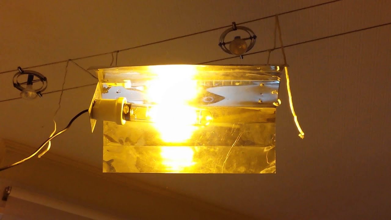 Starten einer Natriumdampflampe grow lamp 400w