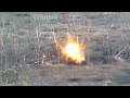 Leopard 2 tank with other vehicles and AFU positions hit by Russia's Sudoplatov FPV drone unit