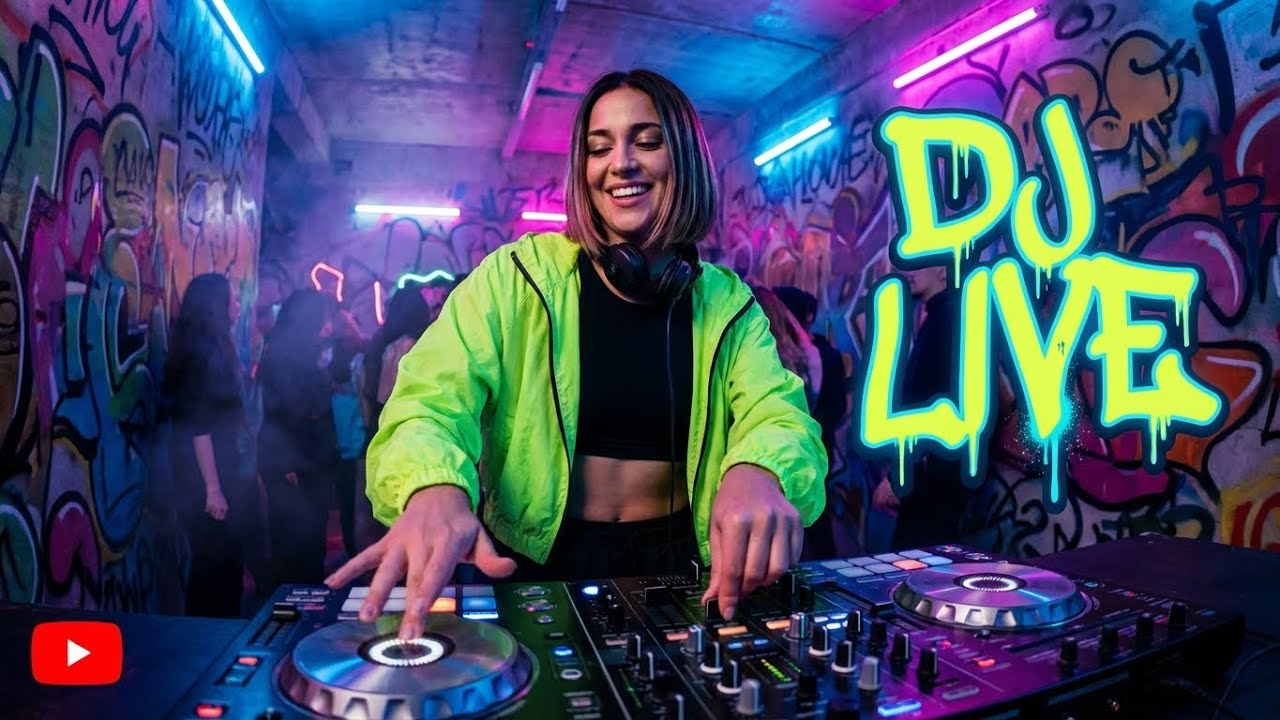 Late Night DJ LIVE | EDM x Hip Hop Neon Vibes