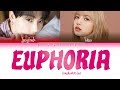 How Would JUNGKOOK and LISA sing "EUPHORIA"by JK(Color Lyrics Eng/Rom/Han)(FANMADE)