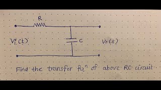 Transfer Function Calculation Made Easy:Tips and Tricks - Part 2. Transfer function for RC circuit.