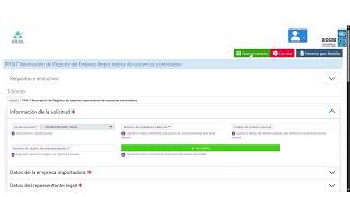 Renovación De Registro De Empresa Importadora De Sustancias Controladas Sistema Sol - Arsa