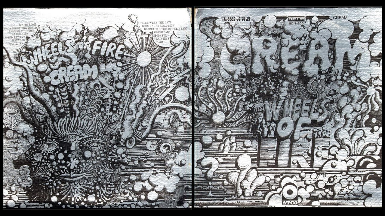 C̲ream - W̲he̲e̲ls of F̲ire (Full Album) 1968