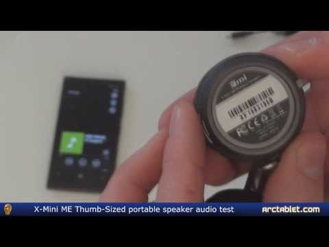 X Mini ME Thumb sized speakers sound test