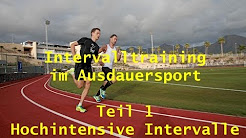 Intervalltraining im Ausdauersport (Teil 1): Hochintensive Intervalle