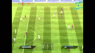 FIFA 11 PC Multiplayer (2vs2) - Ico888 & Kiko111 vs other guys (Barca - Real) - (7-1) - part 2