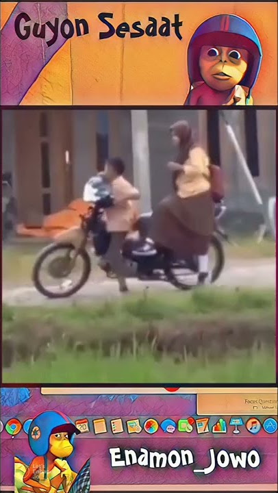 Video story status wa bocah bocil pacaran berangkat sekolah naik motor lucu ngakak viral fyp #short