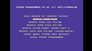 IDE64 Firmware Update with DolphinDos2 and U64 48Mhz
