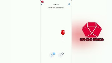 Easy Game Level 113 pop the balloons