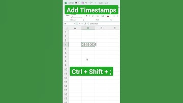 Add TIMESTAMP MAGIC to Your Excel Spreadsheets Now!