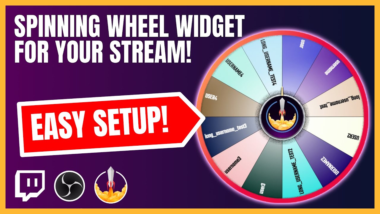 How to: Setup A Spinning Wheel For Your Stream! 