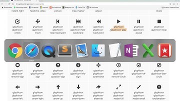 Bootstrap Components Glyphicons