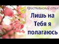 Христианский стих "Лишь на Тебя я полагаюсь"