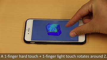 Augmenting Tactile 3D Data Navigation With Pressure Sensing