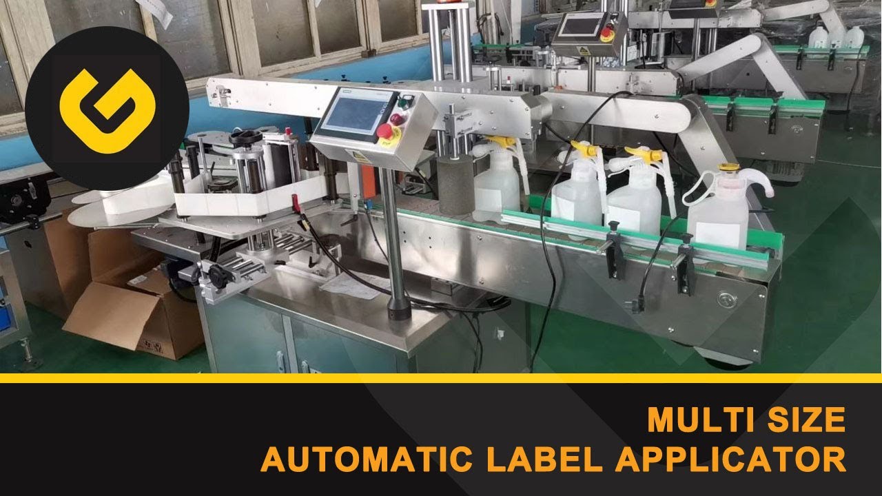 Multi Size - Automatic Label Applicator - YouTube