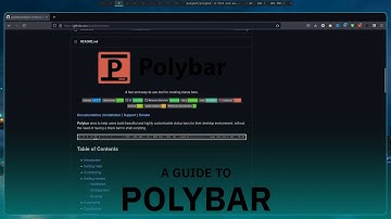 The Best Topbar for your Window manager!  (Polybar)