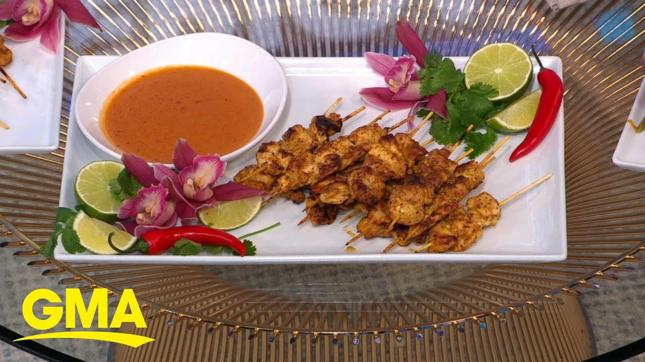 Make chef Jet Tila’s take on the Thai classic, chicken satay with