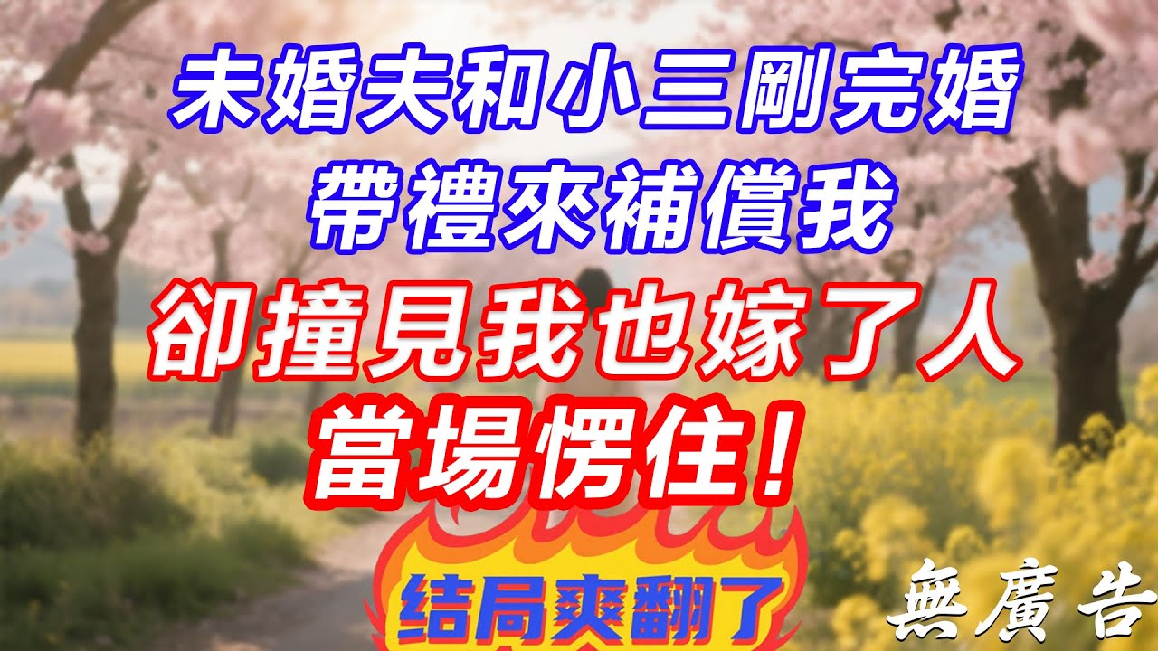 未婚夫和小三剛完婚，帶禮來補償我，卻撞見我也嫁了人，當場愣住！